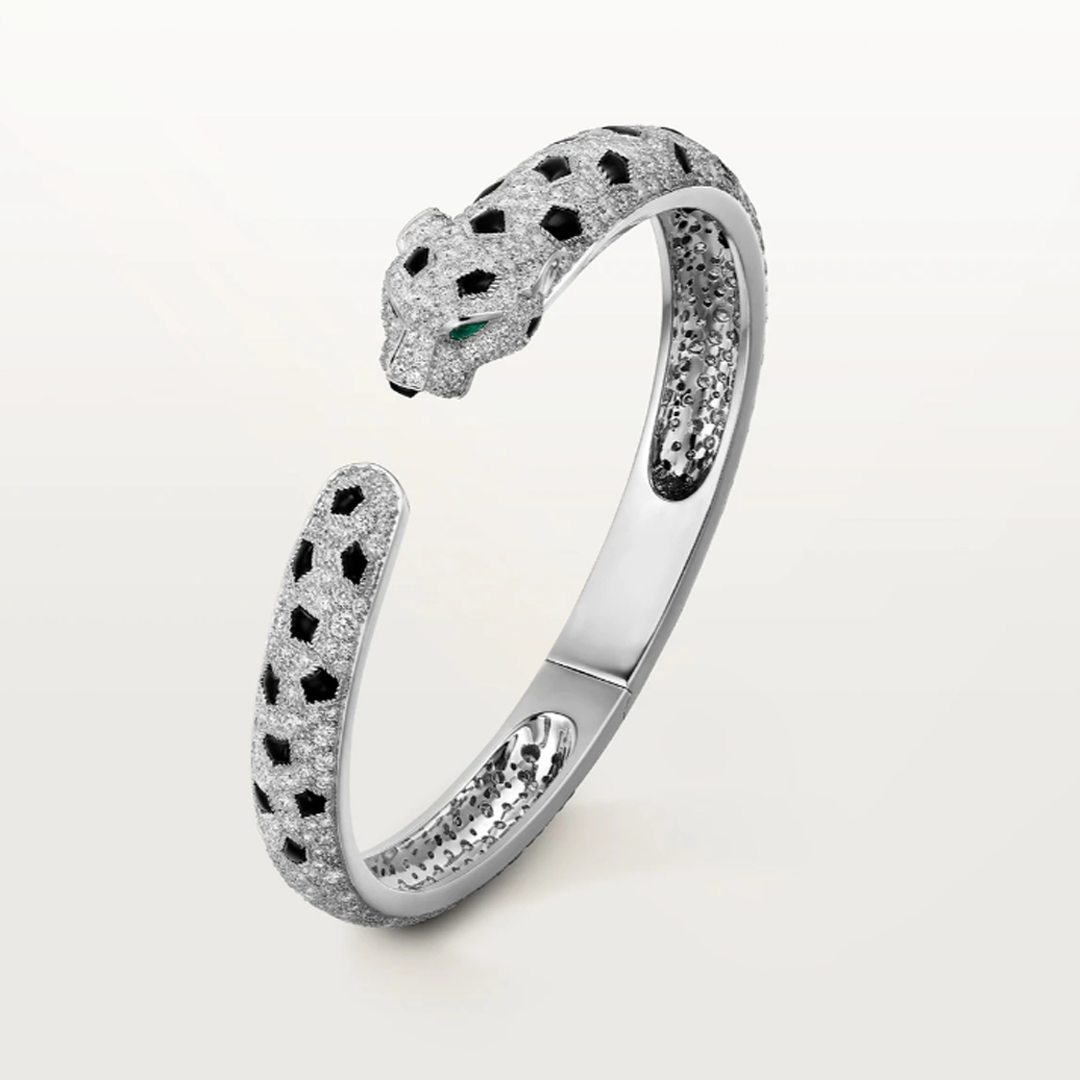 8_a3b733ae-ff16-49c1-8711-972732b2b8ad.png Panther Rose Bangle - Image 1